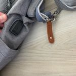 Amazon  Gray‎ Extra Large Diaper Bag Backpack Charging Station Paci Pouch Photo 4