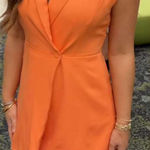 DO+BE Coral Orange Blazer Dress With Shorts Medium Photo 0