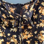 Culola Bohemian Floral Tie Up Slit Dress Size L Photo 10