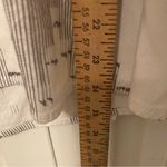 Hunter Bell Top Flowy Puff Sleeve Gray White Geometric Print L Photo 8