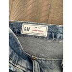 Gap Loose Mid Rise Straight Leg Denim Jeans in Light Indigo Women’s size 26/2P Photo 5