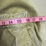 ZARA Women Size 2 Sage Green Corduroy Pockets Casual Trouser Pants Photo 5