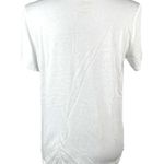 Michael Kors MICHAEL Studded Short Sleeve T Shirt White Gold Tone Size Small Photo 2