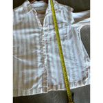 Lola River Pink / White striped Button Down Shirt 100% Cotton Women’s size XS Photo 9