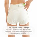 FlipBelt Air running shorts in oat milk size S small Photo 5