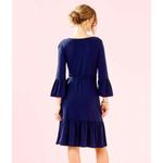 Lilly Pulitzer  Misha Wrap Dress Blue Size XXS NEW Photo 6