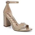 Sam Edelman  Anthropologie NWOT Odila Classic Scalloped Block Heel Sandals 10.5 Photo 0
