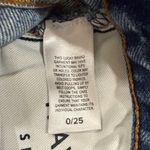 Lucky Brand  High Rise Cut-Off Traveler Short Jeans Denim Blue Women's Size 0/25 Photo 9