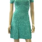 M Missoni Teal Green Knit Scoop Neck Skater Dress EU 42 / US M Above Knee EUC Size undefined Photo 0