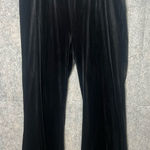 Chelsea and Violet C&V Woman Size XXL Black flare velvet elastic waist New Pants Photo 0