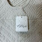 Free People Midi Dress Gabby Seamless Ivory Stretchy Boho Womens Size M/L NWT Photo 3