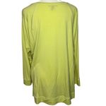 Eileen Fisher Oversized Small Yellow Tencel Blend Crewneck Sweater Sweatshirt Photo 5