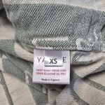 YAITTE Miami Italian Cotton Flannel Button Up Shirt Green White Checkered Sz XS Photo 6