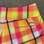 Slazenger Slazenga golf pink, orange, yellow plaid shorts, size 0 Photo 3