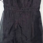 BCBG Paris beaded black tulle rosettes cocktail dress Photo 0