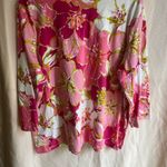 Alfred Dunner Pink Embellished Blouse with Bib Collar Size XL Photo 3