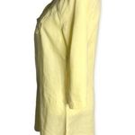 Malvin Hamburg Germany I Love Linen Yellow 3/4 Sleeve Embroidered Tunic Top Size M Photo 81