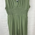 Old Navy  Green Casual Stretch Wide Leg Jumpsuit Size XL Photo 4