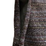 Brooks Brothers Women's A-Line Tweed Skirt Black Size 12 Knee Length Photo 6