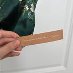 Reformation Anthropologie  Silk Overland Floral Emerald Top Size 12 NWT Photo 6