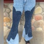 Oh Blue High Noon Western Jeans with Two Photo 0