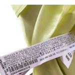 ZARA  Satin lime green dress Xs Photo 7