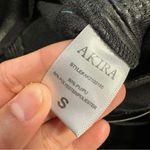 Akira Thank You, Next Faux Leather Pants High Rise Black Size S Photo 12