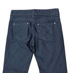 Athleta  Dark Wash Denim Jeans Size 8 Tall women's Slim Fit Adjustable Waist Photo 5