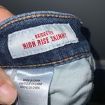 Lucky Brand  High Rise Skinny Bridgette Raw Hem Blue Jeans Size 10 Photo 9