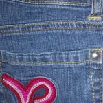 Rocawear  9 Red Pink Logo Capri Jeans Photo 2