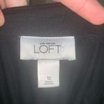 Loft  little black dress bell sleeve lightweight size 10 shirt dress Photo 2