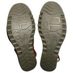 Fly London Women’s Size 39 8 Red Suede Lace Up Wedges Shoes Photo 7