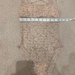 Gilly Hicks Hollister  | Light Pink Floral Mesh Bodysuit | XS Photo 5