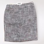 Loft  Tweed Short Mini Pencil Skirt Size 00P Red Purple Multicolor‎ Boho Fall Photo 2