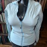 Lululemon In Flux aquamarine fitted 6 athletic jacket Photo 0