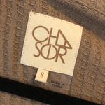 Chaser Womens Waffle Knit Top Textured V Neck Long Sleeve Brown S Photo 2