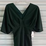 Alexia Admor  Jumpsuit Womens Size Extra Small XS Green V-Neck Ankle Cropped Photo 7