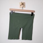 Free People Intimately Seamless Bike Shorts 2 Pair Black and Green Sz M/L Women Photo 1
