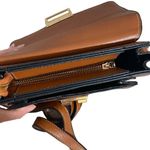 Brown Faux Leather Square Camera Messenger Crossbody Bag Women Photo 2