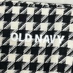 Old Navy 8 high rise pixie checkers pants black white FLAWED Photo 2