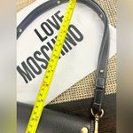 Love moschino Black Studded Crossbody Bag- Elegant Eco-Leather With Gold Detail Photo 13