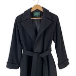 Ralph Lauren  LRL Camel Hair Robe Style Wrap Coat Women’s 4 Black Old Money *Read Photo 4