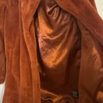 CoffeeShop New York Brown rust Faux Fur Coat Size S women's Photo 8