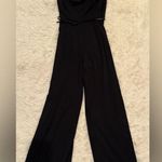 Black Halo NEW  Jackie O Belted Romper Dressy Jumpsuit black size 12 Photo 3