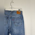 Levi's  501 Original Cropped Fray Hem Ripped Knee Jeans Women’s Sz 28 Photo 4