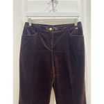 St. John Sport Chocolate Velvet Boot Cut Trouser Sz 6 Photo 1