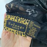 VINTAGE 90s SOLANGE Maxi Nightgown Dress Black Size 1X Photo 8