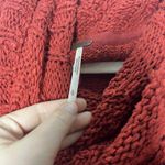 Free People  Shades of Dawn Pullover Sweater Cowl Neck Slouchy Cable Knit Large Photo 5