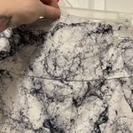 Onzie  Black & White Marble Print High Rise Capri Leggings Photo 4