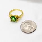 Emerald Gem Ring Green Photo 1